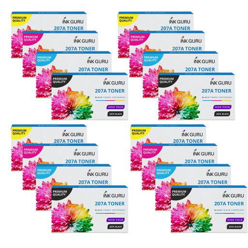 HP Colour LaserJet Pro MFP M282NW Toner - Pack of 16 4 Packs Value Multipack. High Capacity Compatible Toner Cartridges (207A)