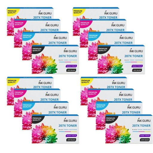 HP Colour LaserJet Pro M255DW Toner - Pack of 16 4 Packs Value Multipack. High Capacity Compatible Toner Cartridges (207X)