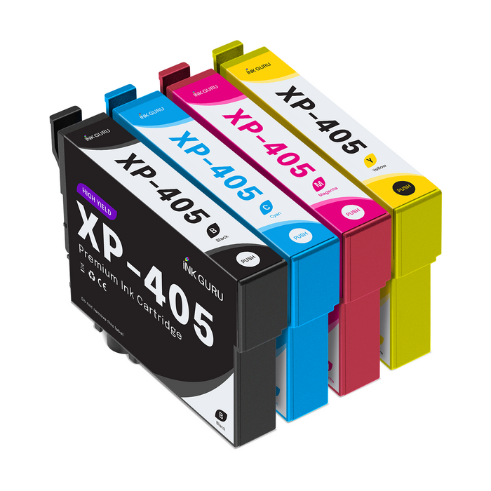 Epson XP-405 Ink - Pack of 4 Value Multipack. High Capacity 18XL Compatible Ink Cartridge