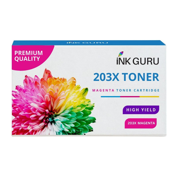 HP 203X Magenta Toner. High Capacity 203X Compatible Toner Cartridge