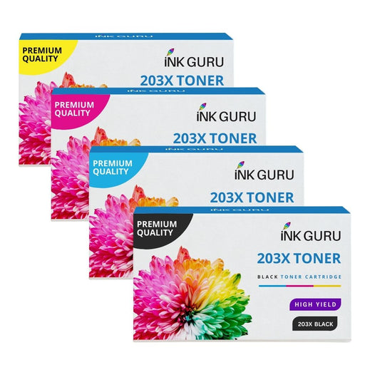 HP Colour LaserJet Pro MFP M281fdw Toner - Pack of 4 Value Multipack. High Capacity Compatible Toner Cartridges (203X)