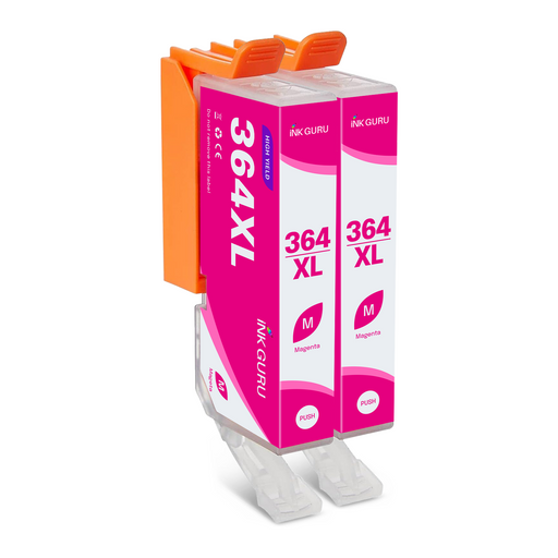 HP 364XL Magenta Ink - 2 Magenta Value Pack. High Capacity Compatible Ink Cartridges