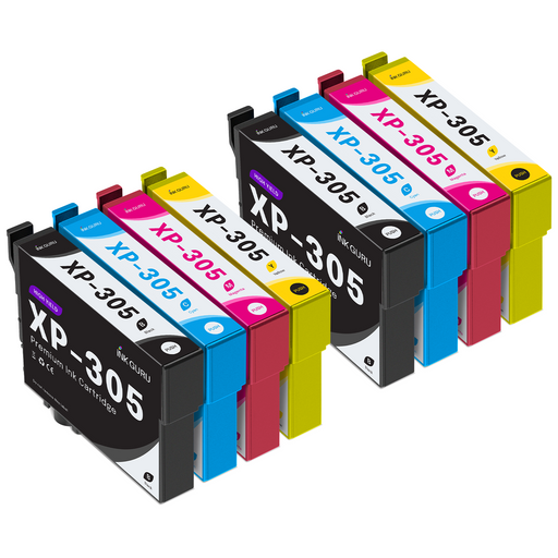 Epson XP-305 Ink - Pack of 8 2 Pack 18XL Compatible Ink Cartridge