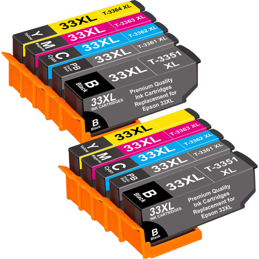 Epson XP-900 Ink - Pack of 10 2 Pack Value Multipack. High Capacity 33XL Compatible Ink Cartridge