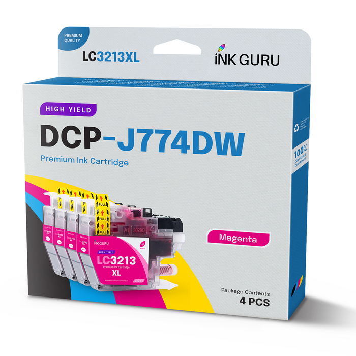 Compatible Brother Magenta DCP-J774DW Ink Cartridge (LC3211/LC3213)