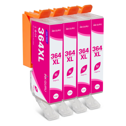 HP Photosmart Plus B209c Magenta Ink - 4 Magenta Value Pack. High Capacity Compatible Ink Cartridges (364XL)