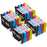 Epson XP-405 Ink - Pack of 16 4 Pack Value Multipack. High Capacity 18XL Compatible Ink Cartridges