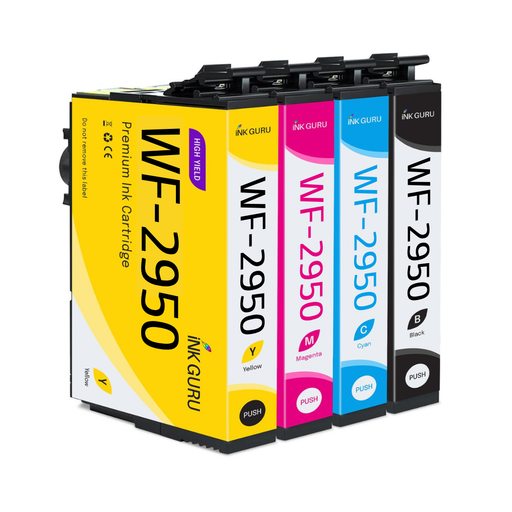 Epson WorkForce WF-2950DWF Ink - Pack of 4 Value Multipack. High Capacity 604XL Compatible Ink Cartridge