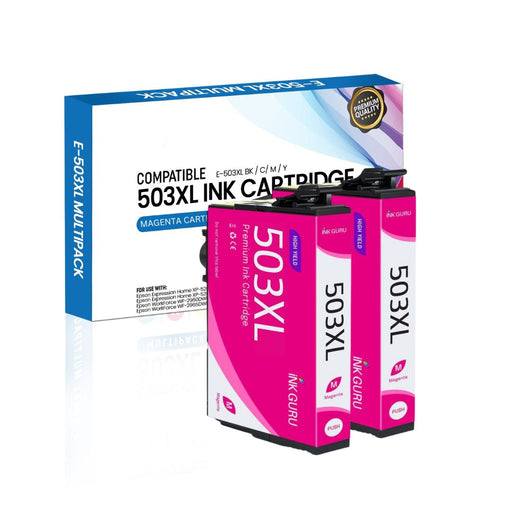 Epson Expression Home XP-5200 Magenta Ink - 2 Magenta Value Pack. High Capacity Compatible Ink Cartridges (503XL)