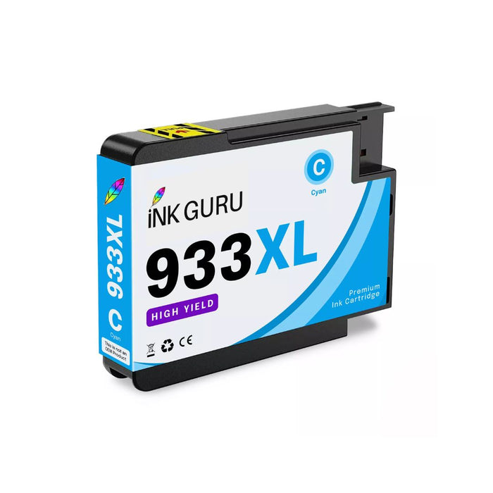 HP Photosmart 7510 Cyan Ink. High Capacity Compatible Ink Cartridges (932XL/933XL)