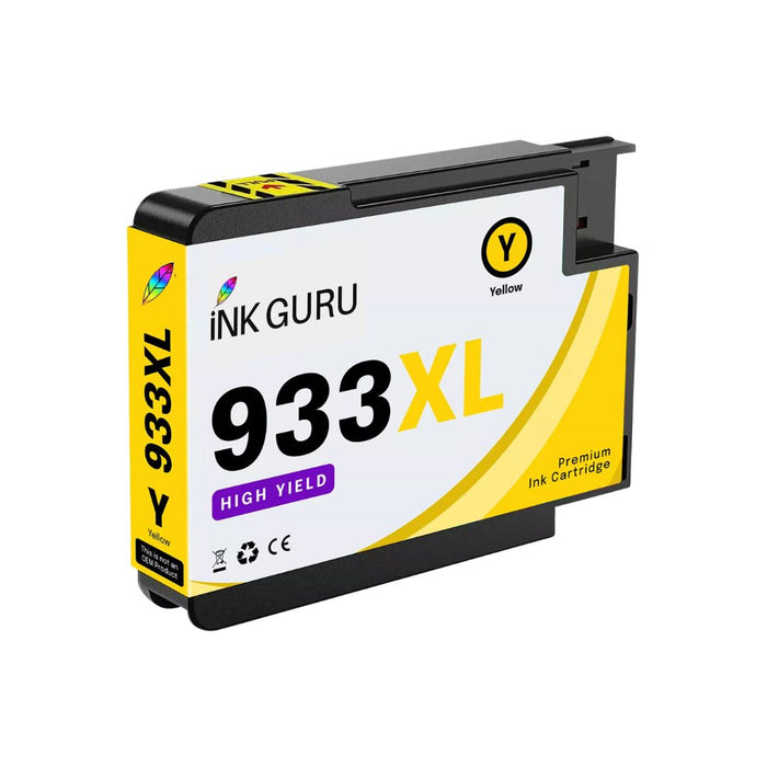 HP Photosmart 7510 Yellow Ink. High Capacity Compatible Ink Cartridges (932XL/933XL)