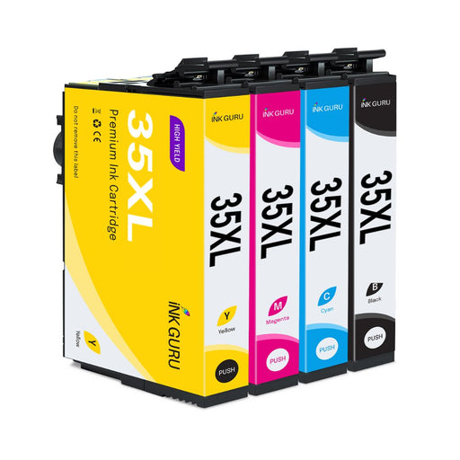 Compatible Epson WF-4740DTWF T3596 Multipack High Capacity Ink Cartridges - Pack of 4 - 1 Set