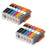 Canon PIXMA MG5752 Ink - Pack of 12 2 Sets of 6 Value Multipack. High Capacity Compatible Ink Cartridges (PGI-570/CLI-571)