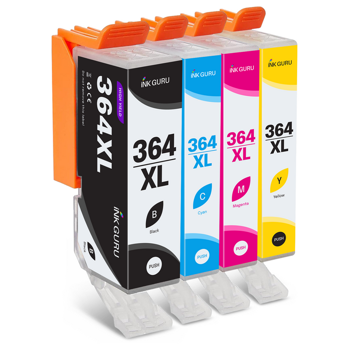 HP Photosmart 6520 Ink. Pack of 4 Value Multipack. High Capacity 364XL Compatible Ink Cartridges