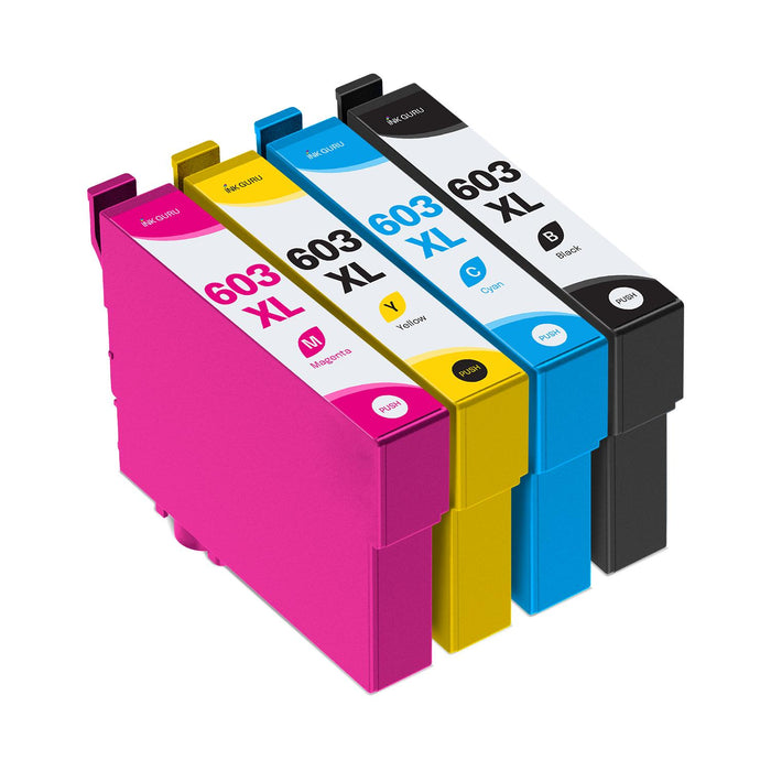 Epson XP-2100 Ink - Pack of 4 Value Multipack. High Capacity 603XL Compatible Ink Cartridge