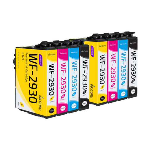 Epson WorkForce WF-2930DWF Ink - Pack of 8 2 Pack Value Multipack. High Capacity 604XL Compatible Ink Cartridge