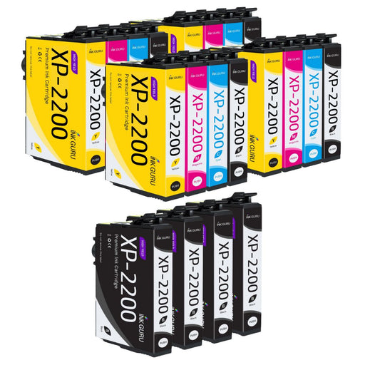 Epson XP-2200 Ink - Pack of 20 4 Packs & 4 Blacks Value Multipack. High Capacity 604XL Compatible Ink Cartridges