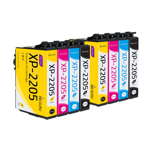Epson XP-2205 Ink - Pack of 8 2 Pack Value Multipack. High Capacity 604XL Compatible Ink Cartridge