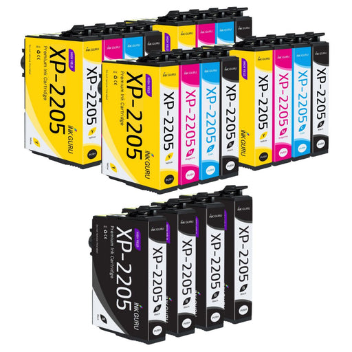 Epson XP-2205 Ink - Pack of 20 4 Packs & 4 Blacks Value Multipack. High Capacity 604XL Compatible Ink Cartridges
