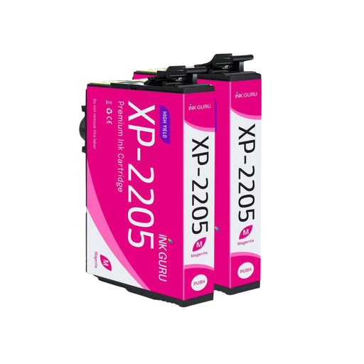 Epson XP-2205 Magenta Ink - Pack of 4 Magenta Value Multipack, High Capacity 604XL Compatible Ink Cartridges