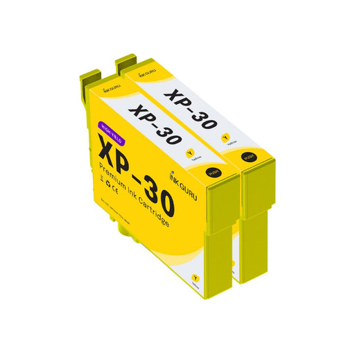 Epson XP-30 Ink - Pack of 2 Yellow Value Multipack, High Capacity T1814 Compatible Ink Cartridges (18XL)